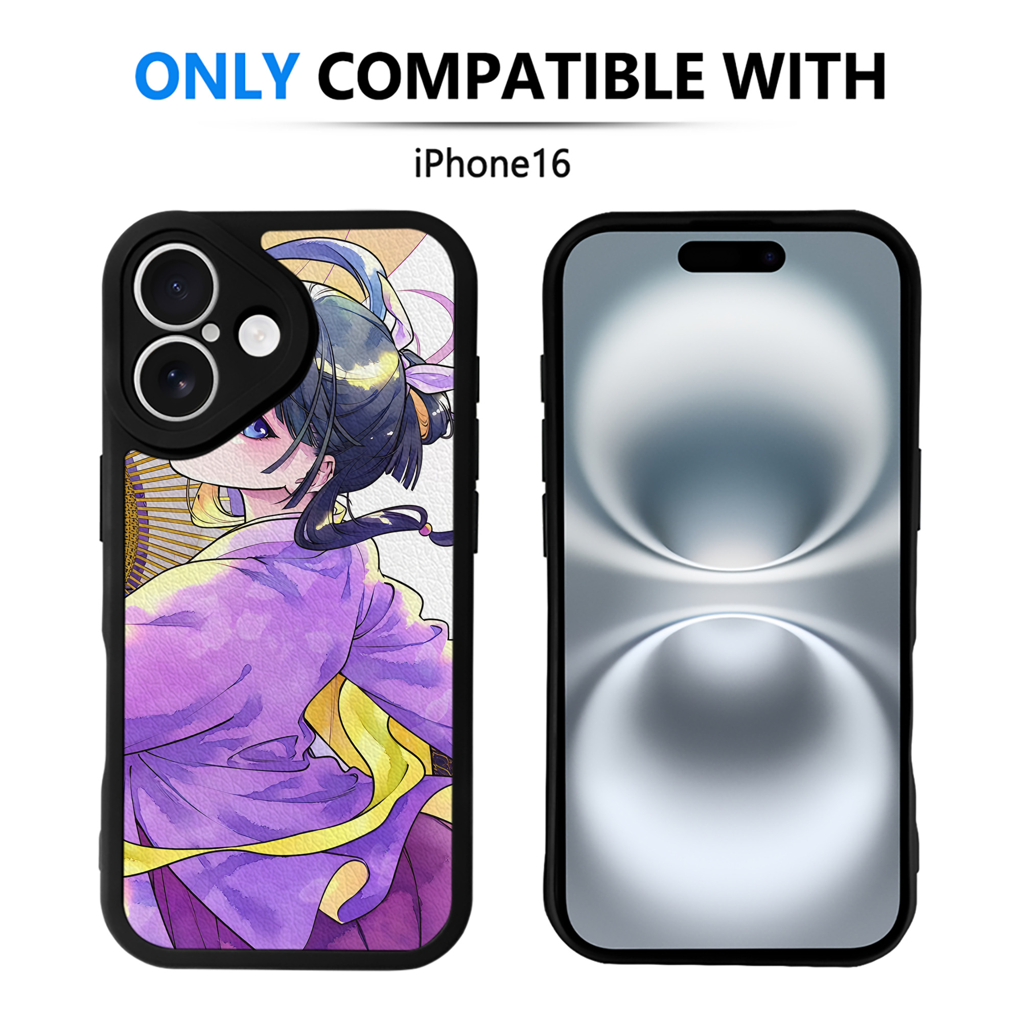 （画像用） 薬屋のひとりごと The Apothecary Diaries 【iPhone 16シリーズ対応】シリコンスマホケース（レザー調） 材質：シリコン